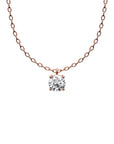 Asta Necklace Round Pendant
