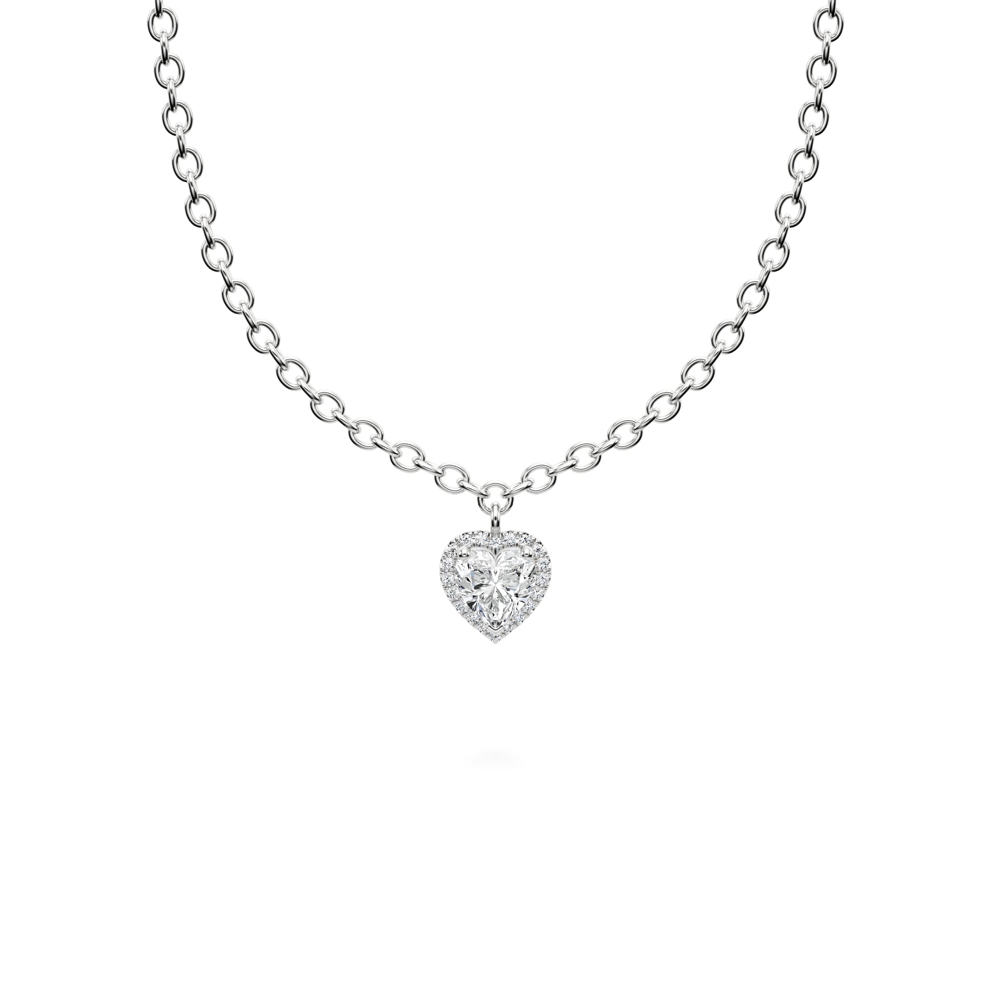 Vesta Heart Pendant Necklace