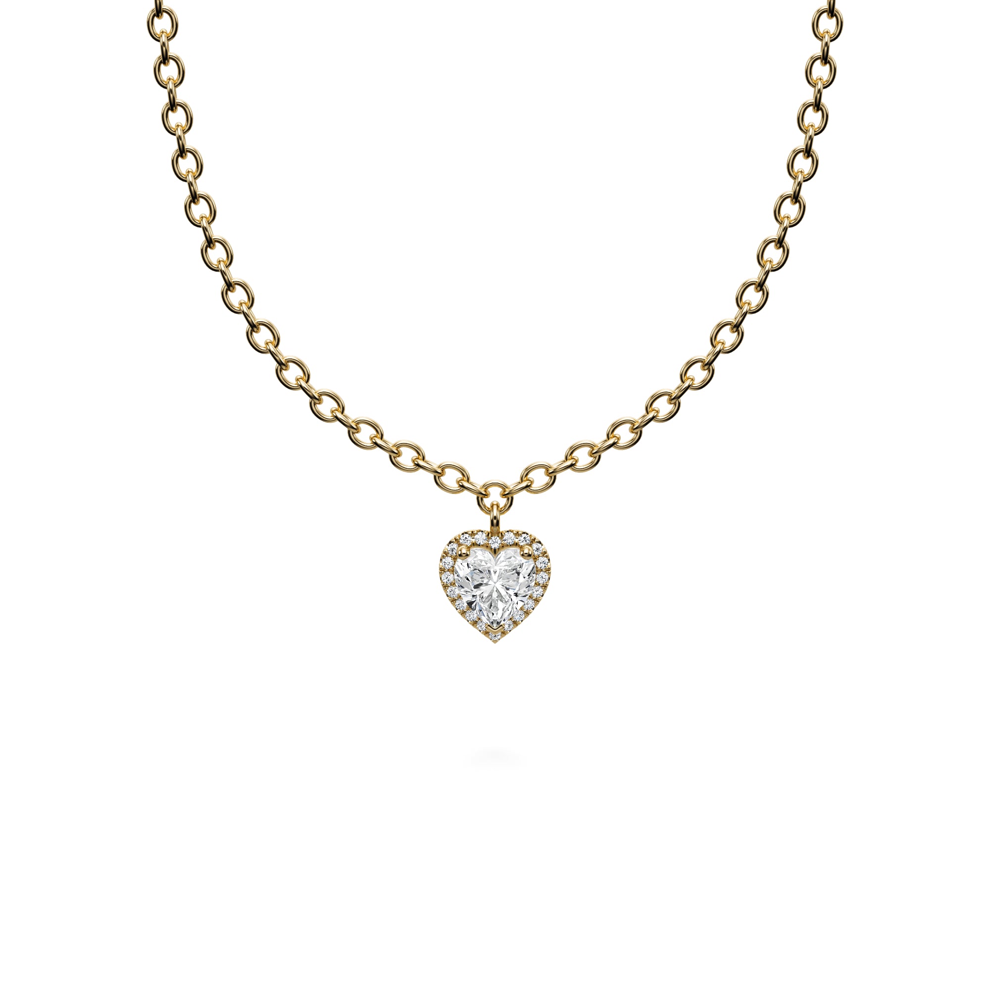 Vesta Heart Pendant Necklace