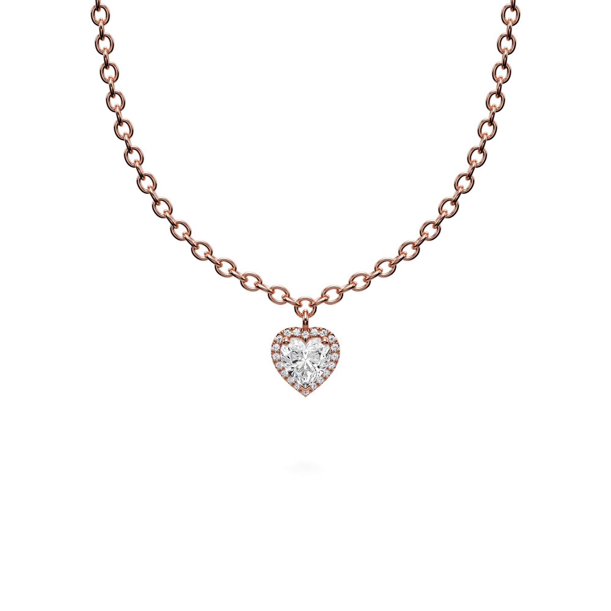 Vesta Heart Pendant Necklace