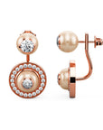Cascade Pearl&Diamond Earstuds