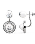 Cascade Pearl&Diamond Earstuds