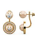 Cascade Pearl&Diamond Earstuds