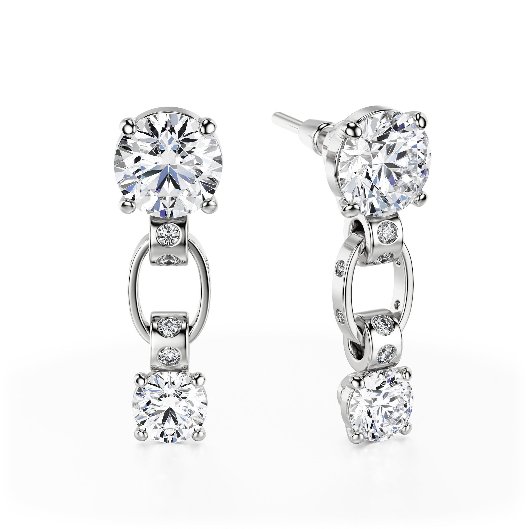 Tessa Earrings with Pendant