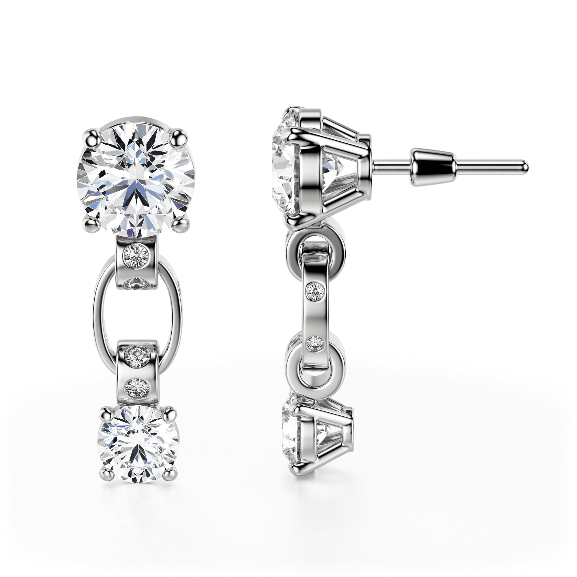 Tessa Earrings with Pendant