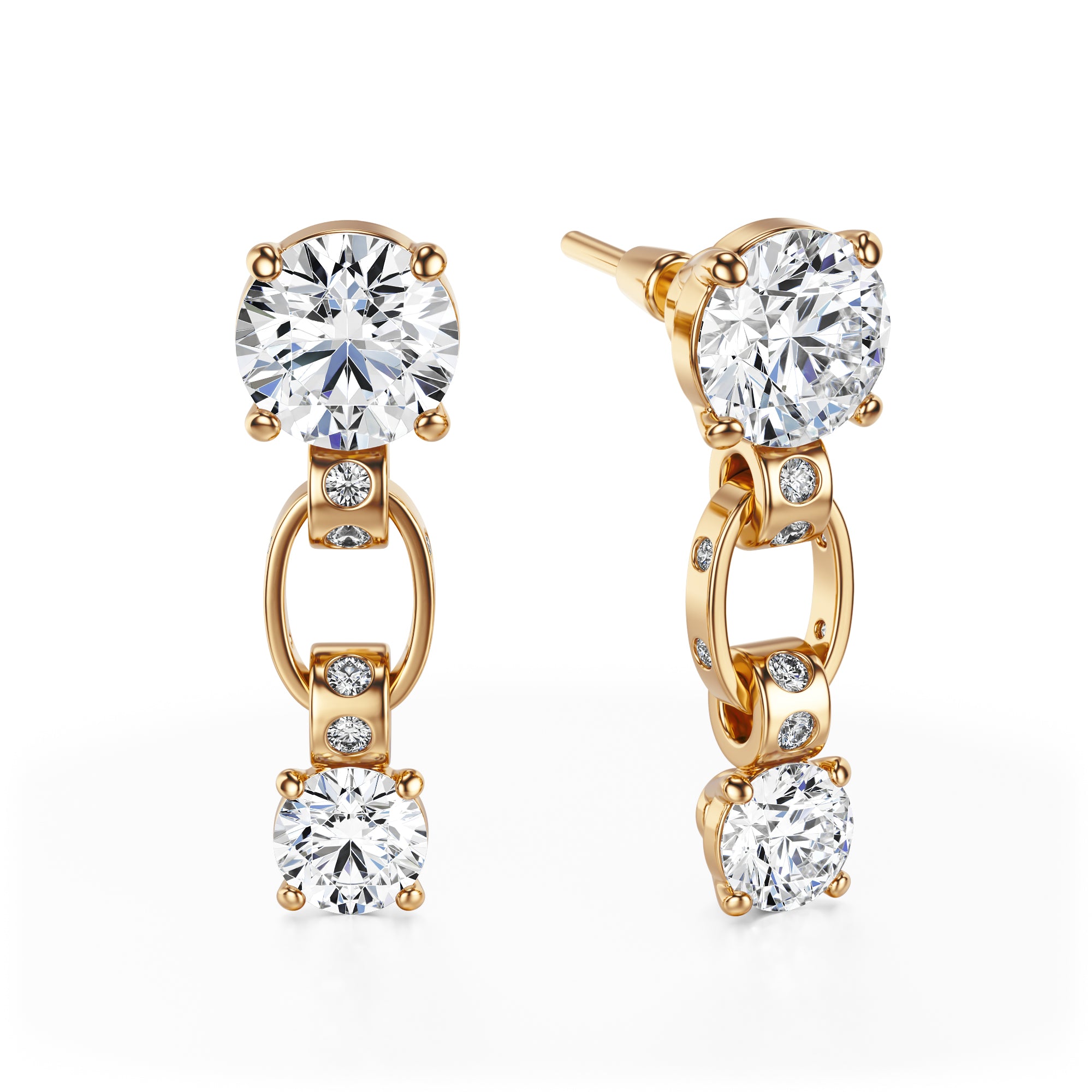 Tessa Earrings with Pendant