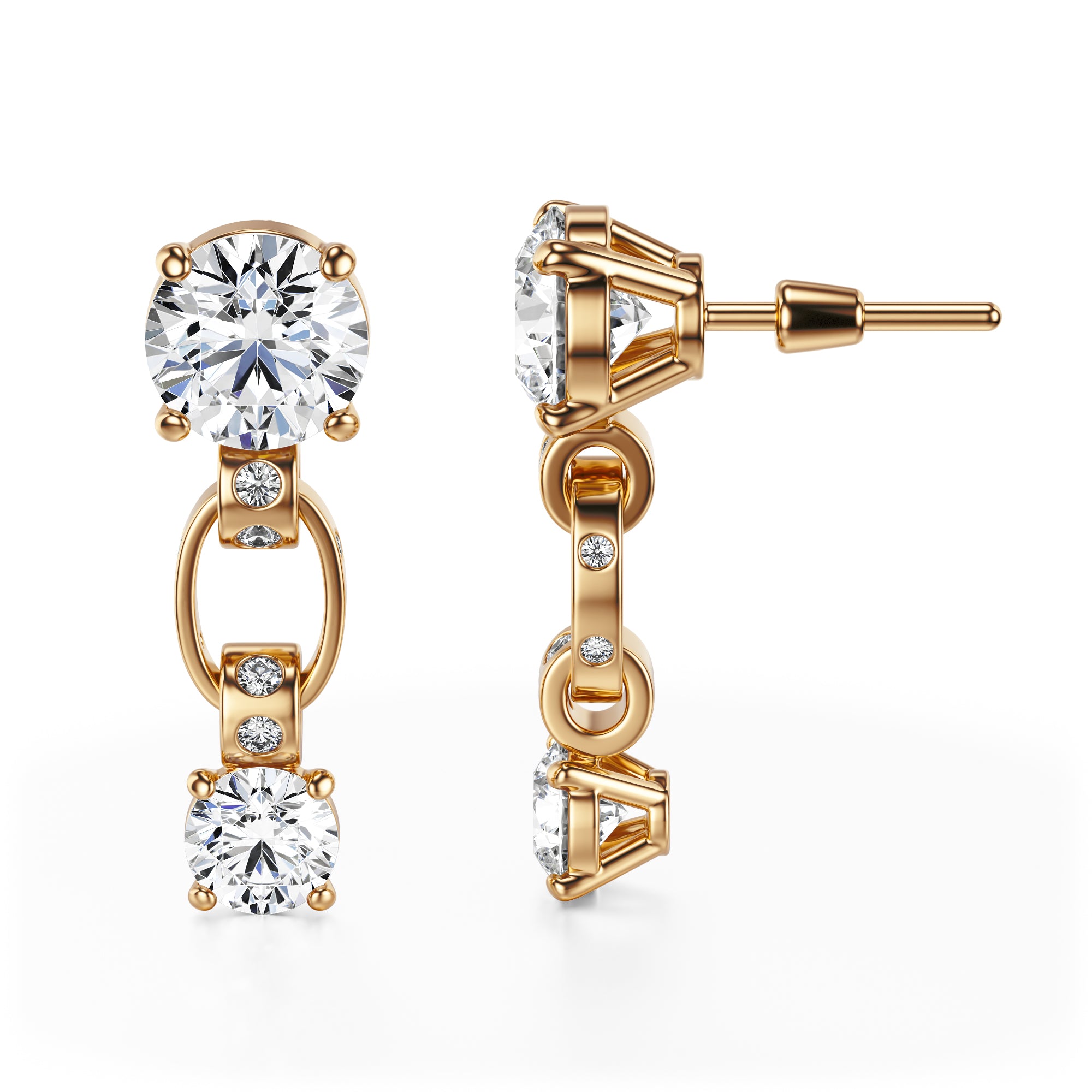 Tessa Earrings with Pendant