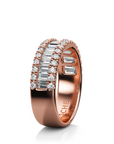 Iris Band with Sidestones