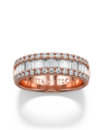 Iris Band with Sidestones