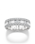 Iris Band with Sidestones