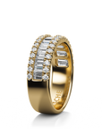 Iris Band with Sidestones