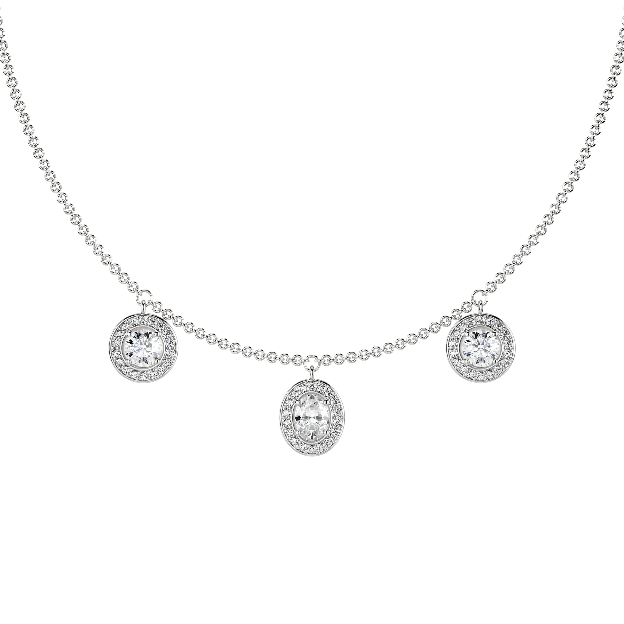 Vesta 3 Charms Necklace