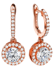 Vesta Earrings Round