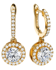 Vesta Earrings Round