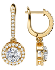 Vesta Earrings Round