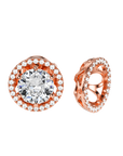 Vesta Earring Jackets Round 1ct