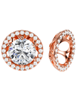 Vesta Earring Jackets Round 2ct