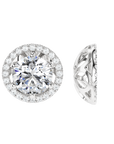 Vesta Earring Jackets Round 2ct