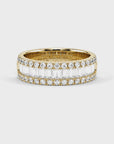 Iris Band with Sidestones