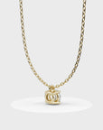 Asta Necklace Round Pendant