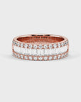 Iris Band with Sidestones