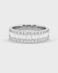 Iris Band with Sidestones