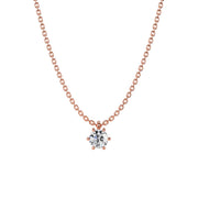 Asta Necklace Round Pendant