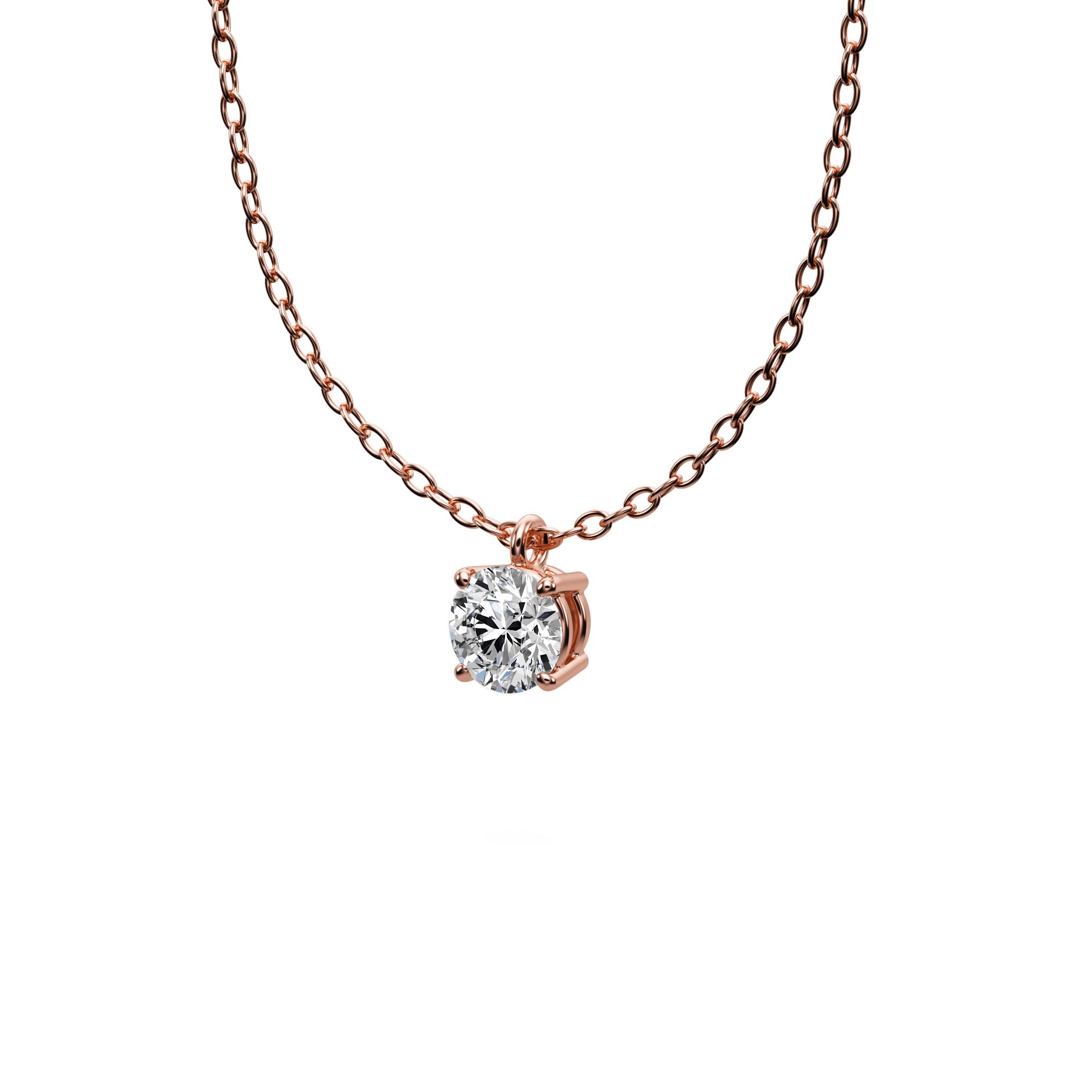 Asta Necklace Round Pendant