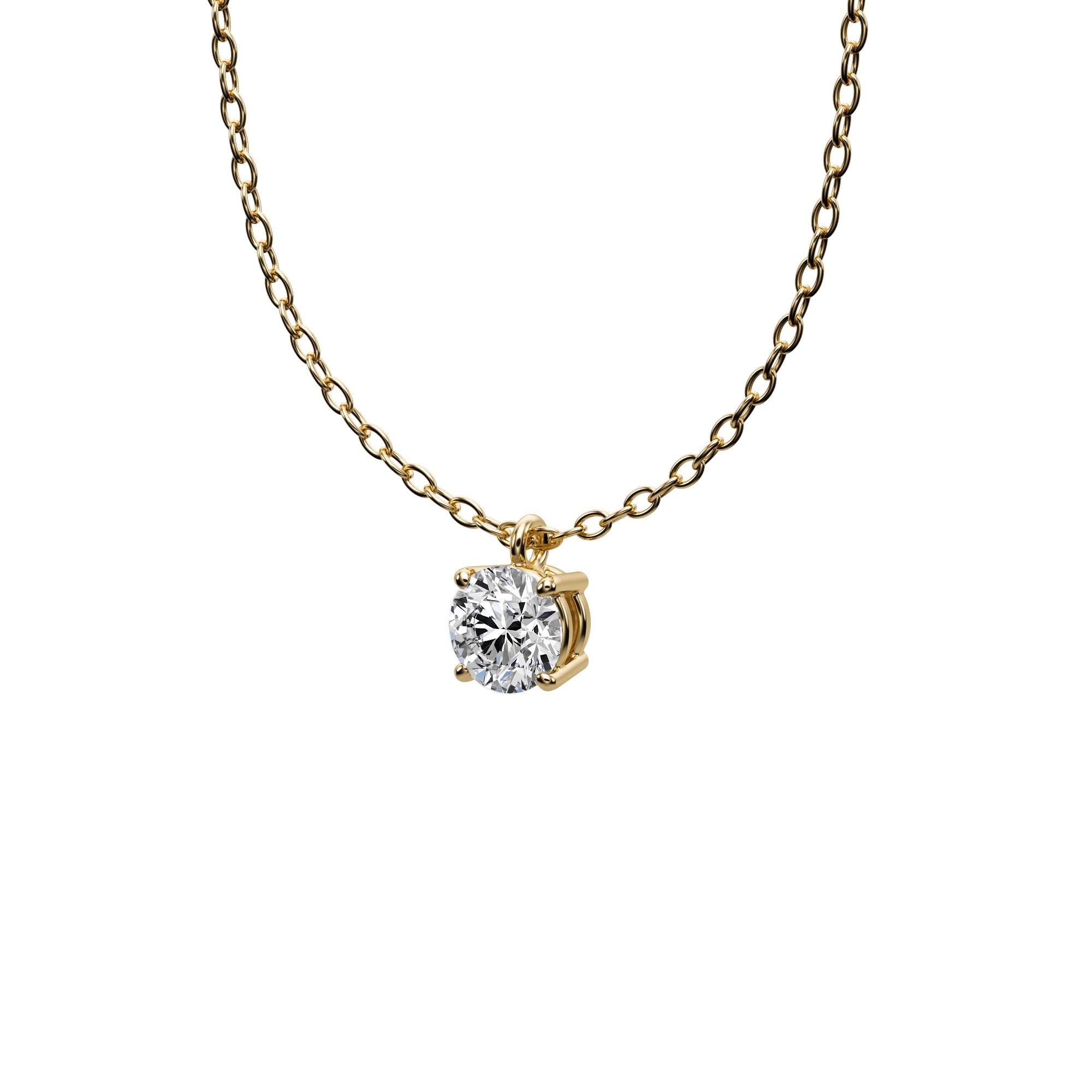 Asta Necklace Round Pendant