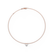 Asta Necklace Round Pendant