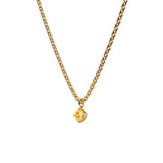 Asta Yellow Round Necklace