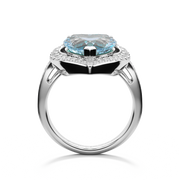 Amour Cocktail Ring Blue