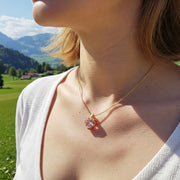 Eternal Love Color Diamond Heart Necklace