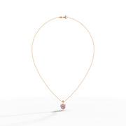 Eternal Love Color Diamond Heart Necklace