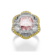 Harmony of Hues Cocktail Ring