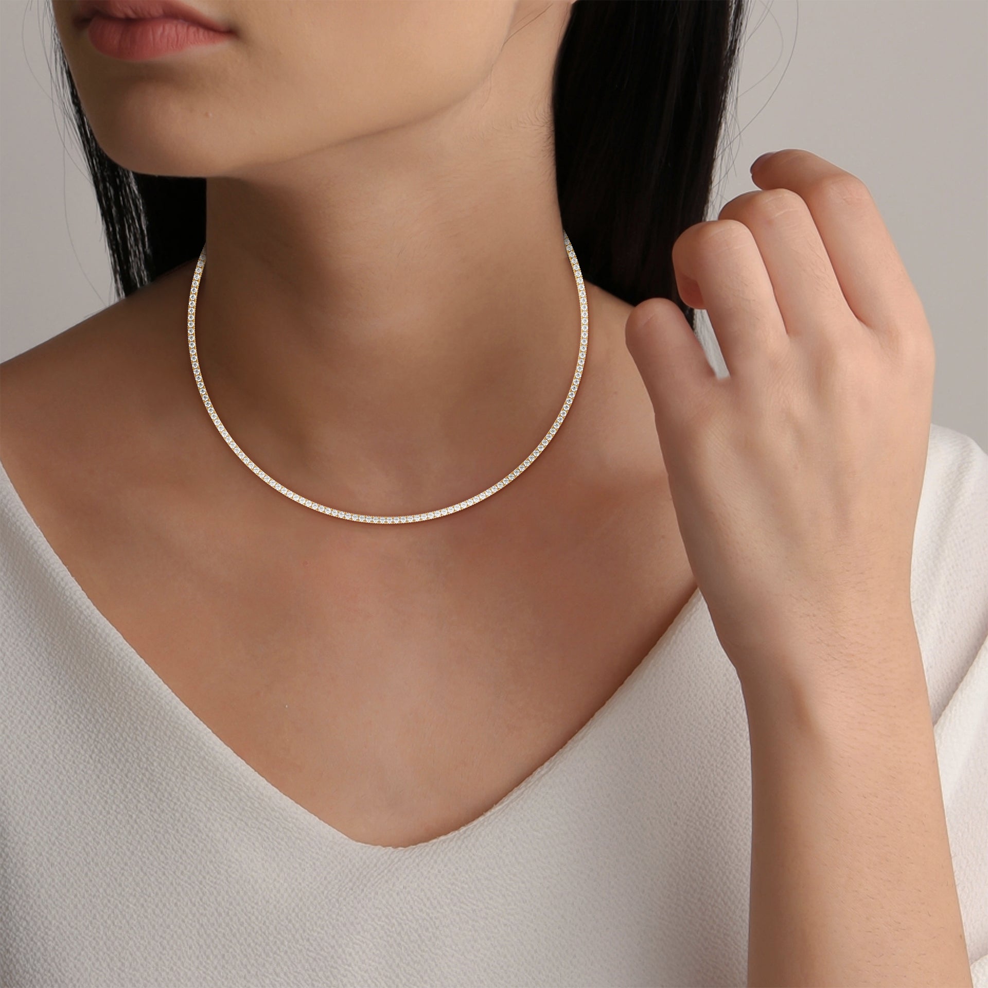 Lycia Tennis Necklace