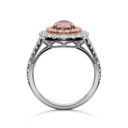 Roseate Skies Cocktail Ring Pink Pear