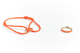Silk Bracelet Orange