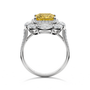 Sundown Splendore Cocktail Ring Yellow
