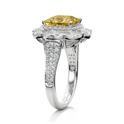 Sundown Splendore Cocktail Ring Yellow