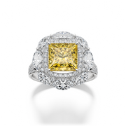 Sundown Splendore Cocktail Ring Yellow