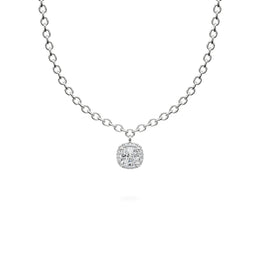 Vesta Halskette Cushion Anhänger