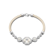 Clover Lederarmband 