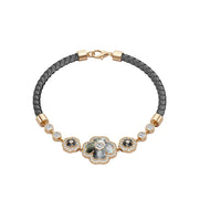 Clover Lederarmband 