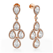 Vesta Long Drop Earrings