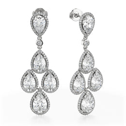 Vesta Long Drop Earrings