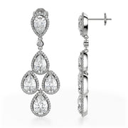 Vesta Long Drop Earrings