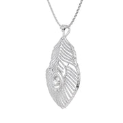 Feather Pendant Necklace