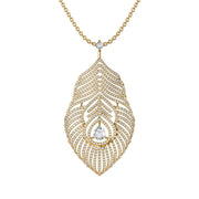 Feather Pendant Necklace