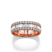 Iris Band with Sidestones